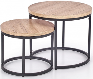 Комплект столиков Oreo 40X40X35 / 53X53X45 CM