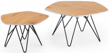 Комплект столиков Zero 75X75X41 / 56X56X36 CM