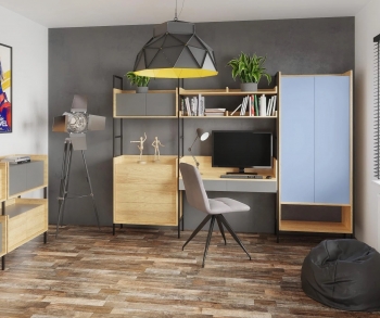 Комод модульный из коллекции Mobius 78X41X179 CM