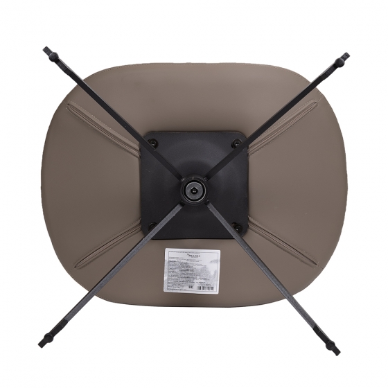 Оттоманка BLISS серый, экокожа, шенилл 6