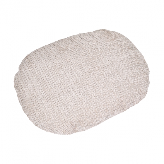 Оттоманка BLISS оранж/серый, экокожа, шенилл 7