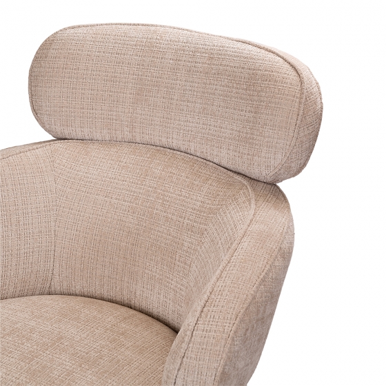 Кресло KING кремовый, шенилл 7