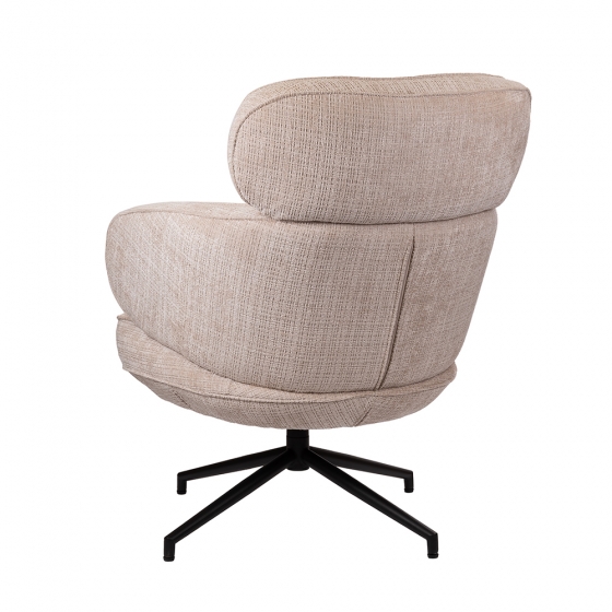 Кресло KING кремовый, шенилл 5