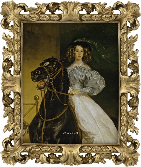 Фоторамка настольно-настенная, под старину 29x3x34см (20х25см) 1