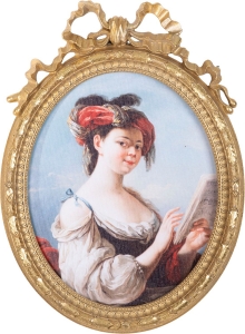 Картина Lady in the Hat 26X35 CM