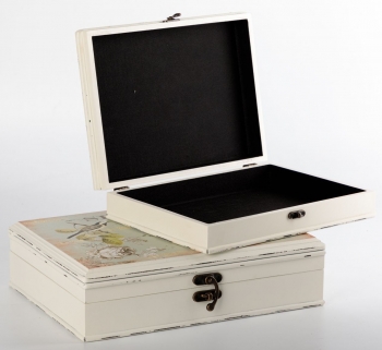 Набор из двух шкатулок Fedlimid 34X26X9 / 29X23X7 CM