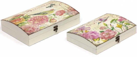 Набор из двух шкатулок Clidna 34X25X8 / 22X7X29 CM 1