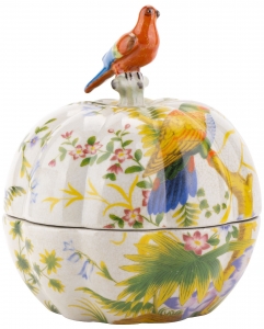 Шкатулка с птичкой 16x16x18см