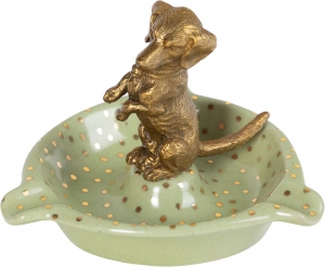 Пепельница с собачкой 13x13x11см