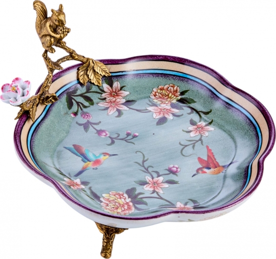 Блюдо декоративное Jimmu 26X21X13 CM 6