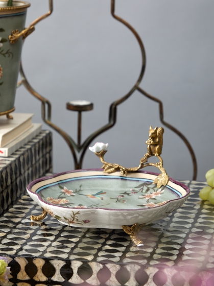 Блюдо декоративное Jimmu 26X21X13 CM 2