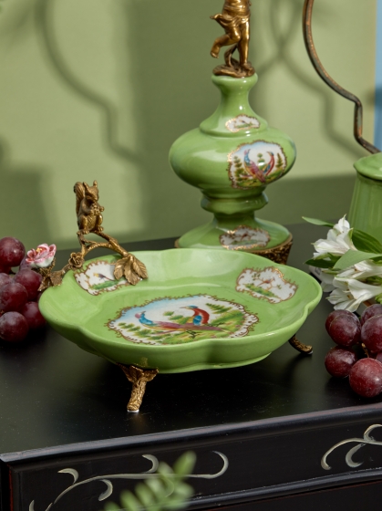 Блюдо декоративное Raijin 26X21X13 CM 2