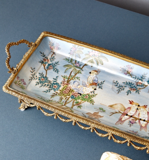 Блюдо декоративное Eir 43X18X9 CM 3