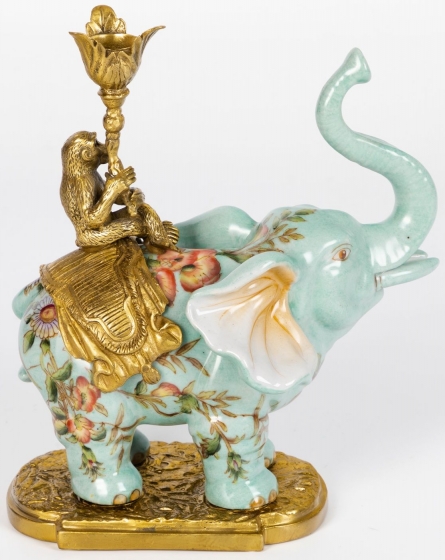 Подсвечник Elephant and Monkey 22X9X23 CM 4