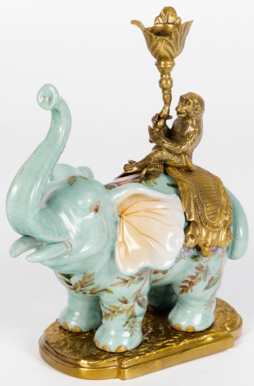 Подсвечник Elephant and Monkey 22X9X23 CM 7