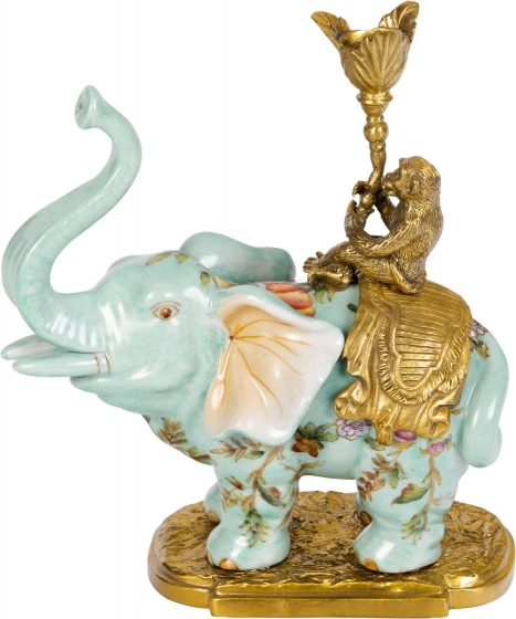 Подсвечник Elephant and Monkey 22X9X23 CM 1
