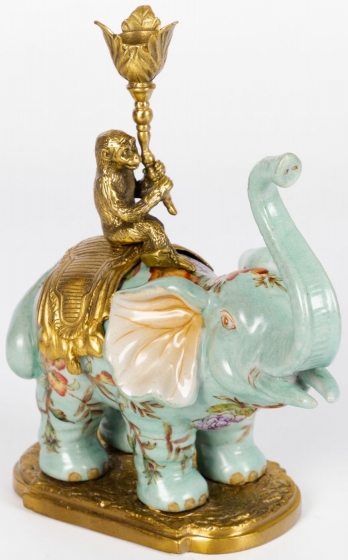 Подсвечник Elephant and Monkey 22X9X23 CM 2