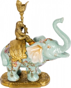 Подсвечник Elephant and Monkey 22X9X23 CM