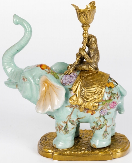 Подсвечник Elephant and Monkey 22X9X23 CM 5