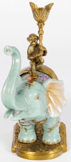 Подсвечник Elephant and Monkey 22X9X23 CM 3