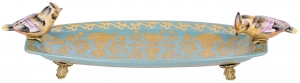 Блюдо с птичками Cecil 50X16X11 CM