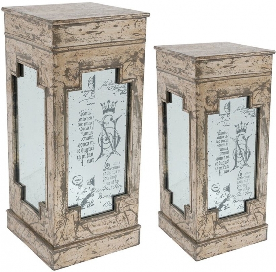 Комплект из двух пьедесталов Titan 41X41X94 / 32X32X75 CM 1