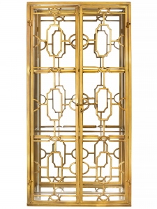 Шкафчик настенный с 2 дверцами 45х17х90см