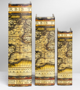 Набор из трёх шкатулок в виде книг Ancient World 21X8X29 / 17X7X24 / 13X5X19 CM