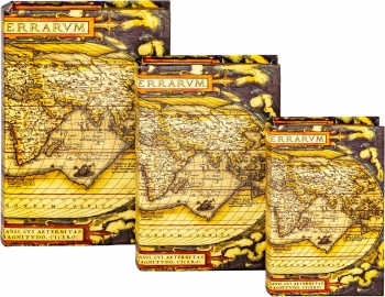 Набор из трёх шкатулок в виде книг Ancient World 21X8X29 / 17X7X24 / 13X5X19 CM