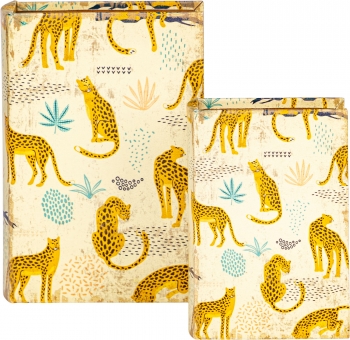 Комплект из двух шкатулок в виде книг Nuadha 19X7X27 / 14X5X20 CM