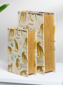 Комплект из двух шкатулок в виде книг Nuadha 19X7X27 / 14X5X20 CM