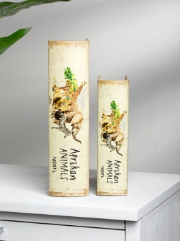Набор из двух шкатулок в виде книг Animals 19X7X27 / 14X5X20 CM