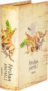 Шкатулка в виде книги Animals 19X7X27 CM
