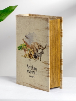 Шкатулка в виде книги Animals 19X7X27 CM