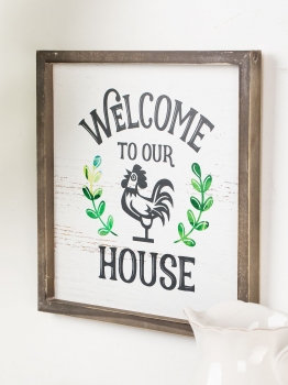 Постер Welcome 30X30 CM