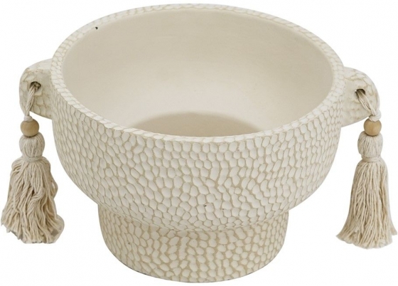 Кашпо с кисточками Ika 28X22X16 CM 2