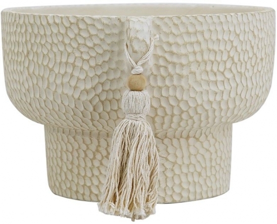 Кашпо с кисточками Ika 28X22X16 CM 4