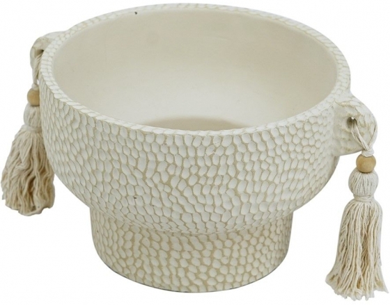 Кашпо с кисточками Ika 28X22X16 CM 3