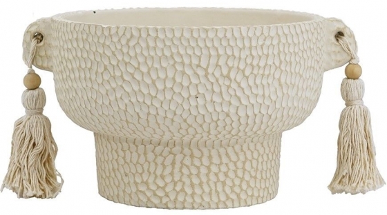 Кашпо с кисточками Ika 28X22X16 CM 1