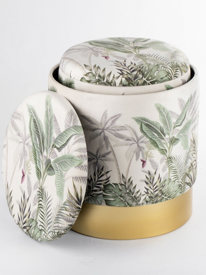 Комплект из двух пуфов Smilla 40X40X45 / 35X35X36 CM 4