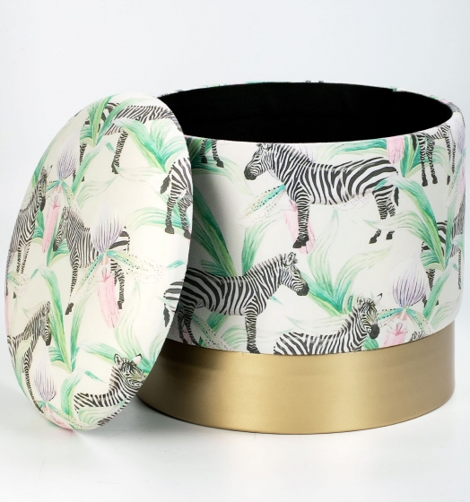 Комплект из двух пуфов Cai 35X35X43/ 30X30X29 CM 4