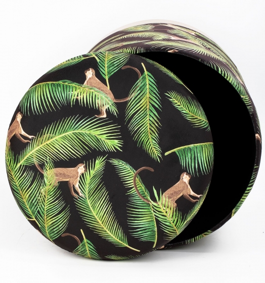 Набор из двух пуфов Thyra 35X35X43 / 30X30X29 CM 3