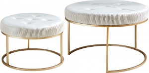 Набор из двух пуфов Sonja 81X81X53 / 61X61X43 CM