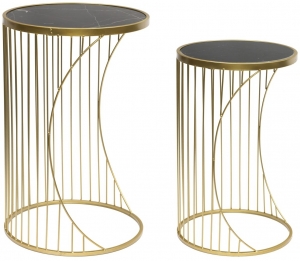 Комплект из двух столиков Otto 40X40X62 / 35X35X56 CM