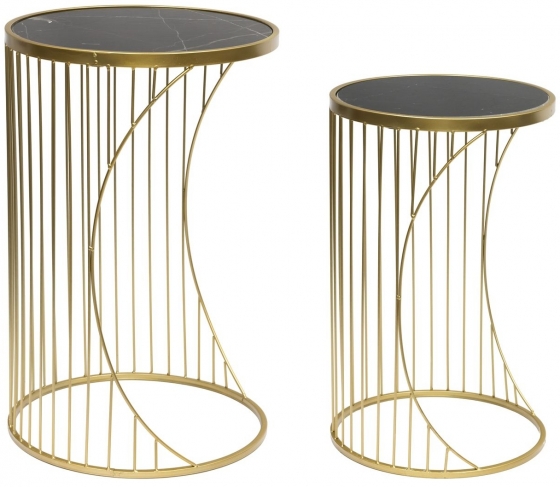 Комплект из двух столиков Otto 40X40X62 / 35X35X56 CM 1