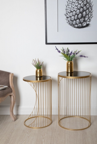 Комплект из двух столиков Otto 40X40X62 / 35X35X56 CM 2