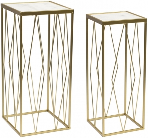 Набор из двух столиков Tabbias 30X30X67 / 25X25X62 CM