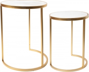 Комплект из двух столиков Powers 40X40X50 / 32X32X45 CM