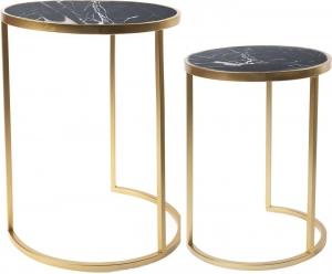 Комплект из двух столиков Argon 40X40X50 / 32X32X43 CM