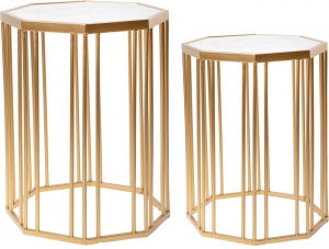 Комплект из двух столиков Adrian 42X42X53 / 34X34X44 CM